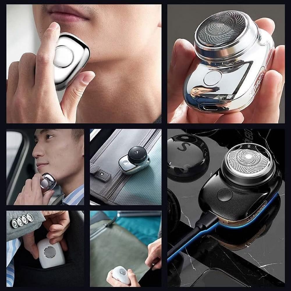 Portable USB‑Rechargeable Electric Shaver