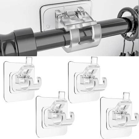Rods Clips Hook – Self‑Adhesive (Pack of 6/8/12)